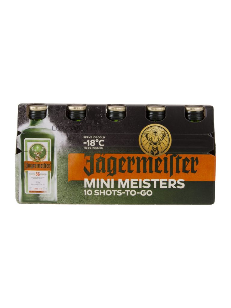 Jägermeister Mini Meister 10 x 0.02L 35% Geschenkbox