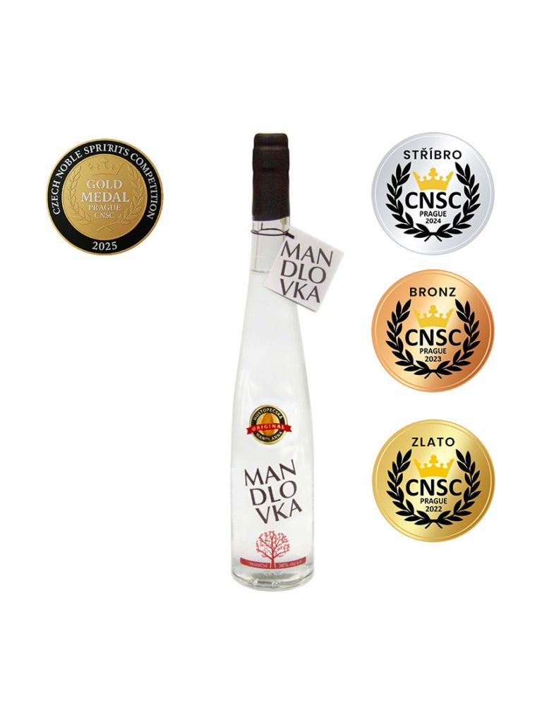 Mandlovka Mandellikör 38% 0,5 l