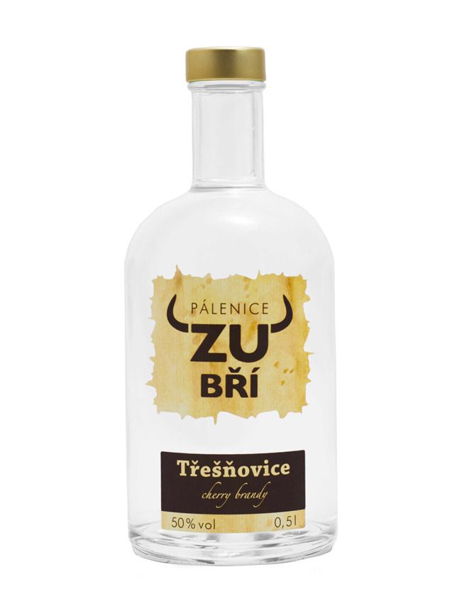 Zubří Kirschschnaps 0,5l 50%