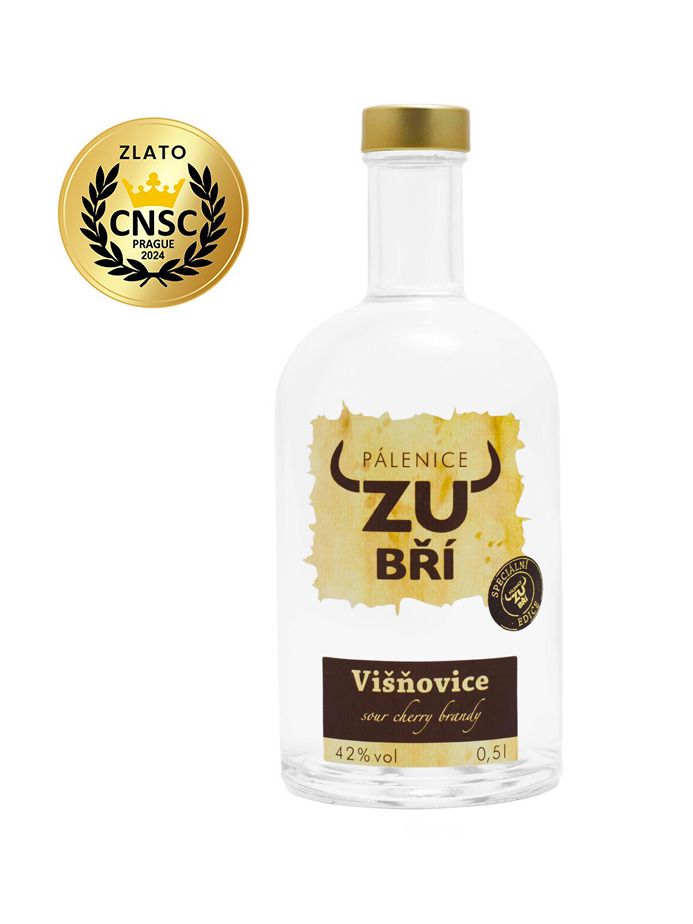 Zubří Sauerkirschenschnaps 42% 0,5 l