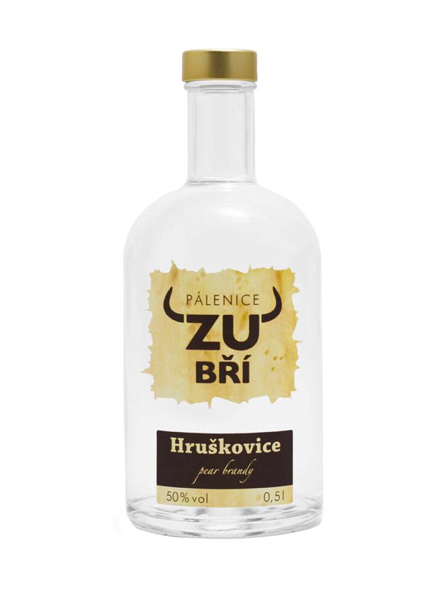 Zubří Birnenschnaps 50% 0,5 l