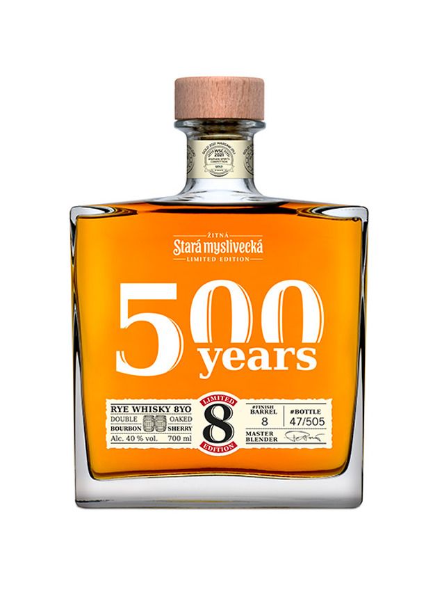 Old Hunting Roggen 8Y Double barrel 0,7 l 40% L. E.