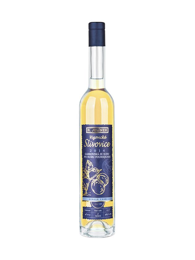R.Jelínek Vizovice-Sliwowitz GABROVSKÁ 2014 0,5 l 48,5%