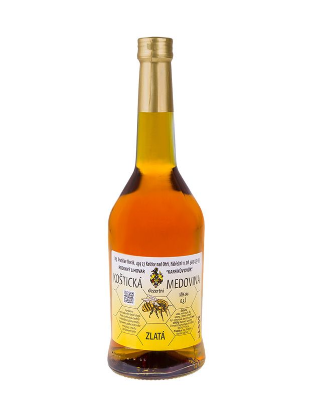 Karfíkův dvůr Koštická Mead Gold 0,5 l 18%