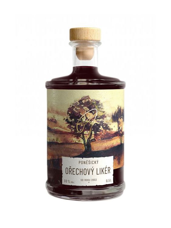 Poněšický Nusslikör 30% 0,5 l