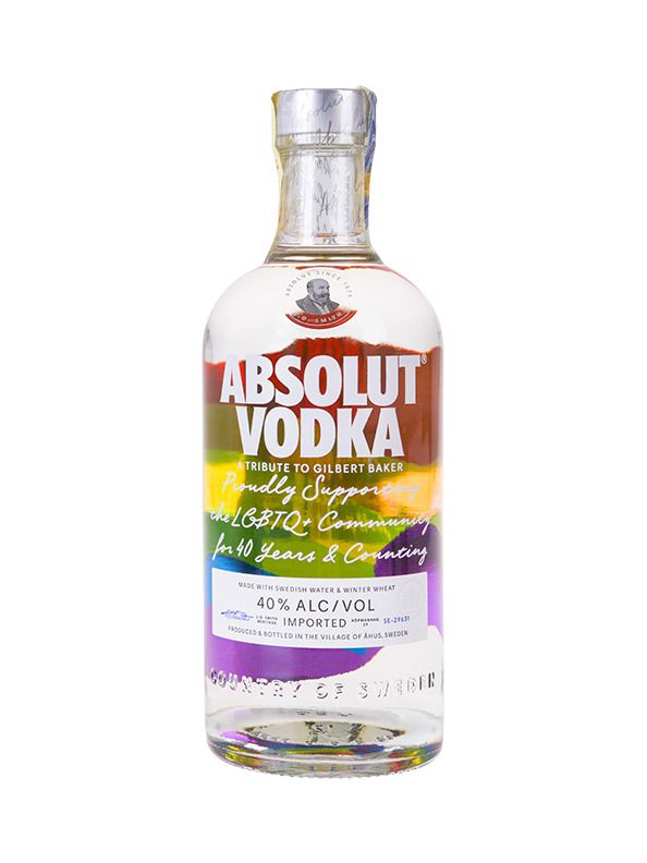 Absolut Vodka PRIDE Rainbow Colors Limited Edition 0,7 l 40%