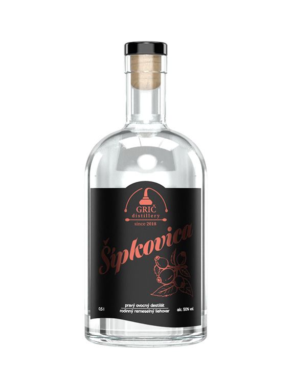 GRIČ Hagebutten 0,5 l 50%