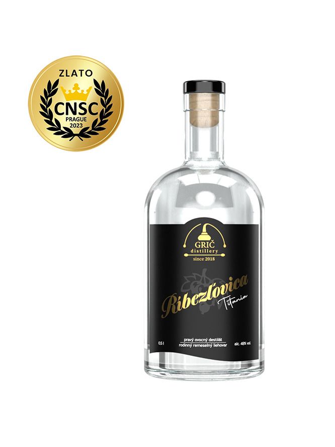 GRIČ Johannisbeerensnaps 48% 0,5 l