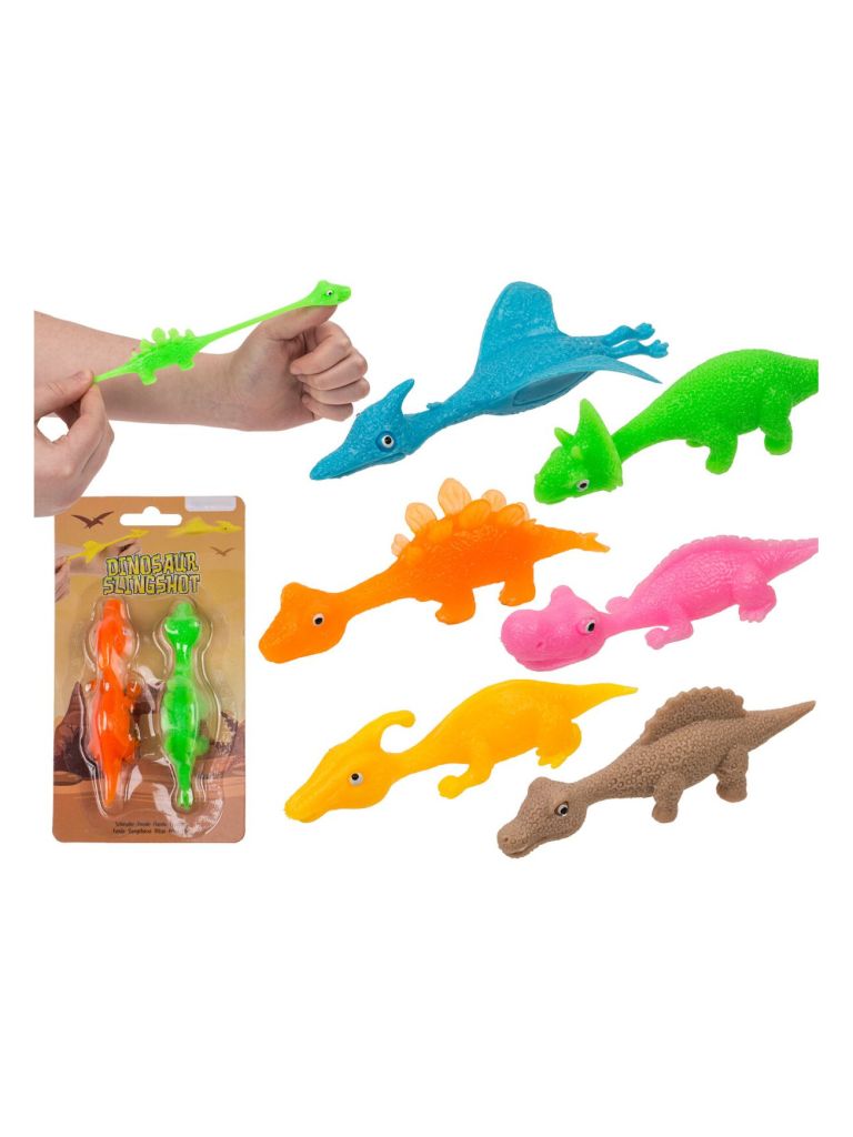 Schleuder Dinosaurier 2-er Set sort