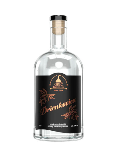 GRIČ Kornelkirschenbrand 50% 0,5 l
