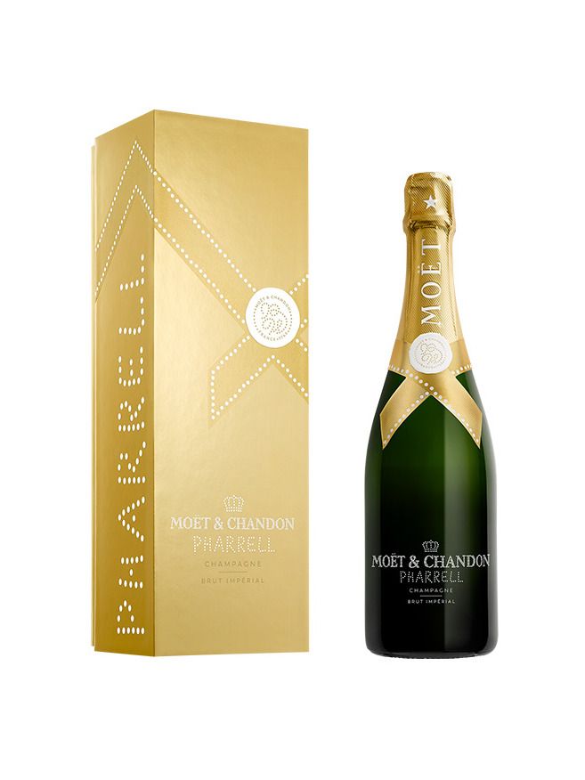 Moët & Chandon Brut Imperial Pharrell Williams gold 12,5% 0,75 l Geschenkbox