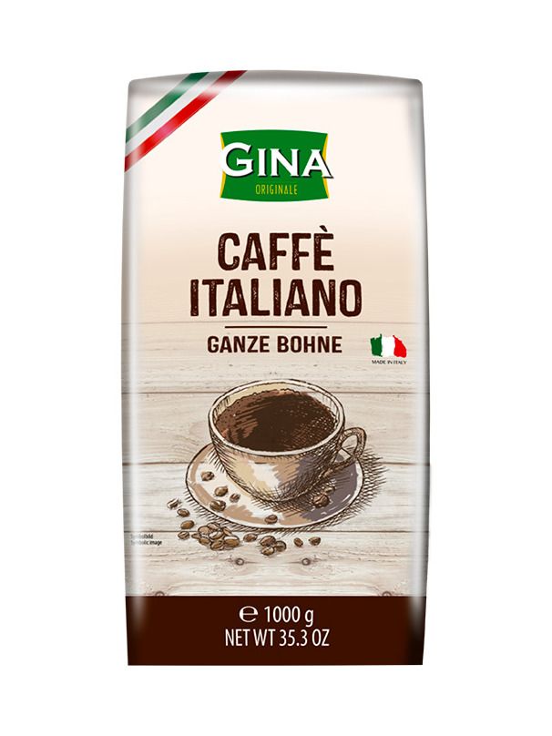 GINA Kaffee Italiano ganze Bohnen 1kg