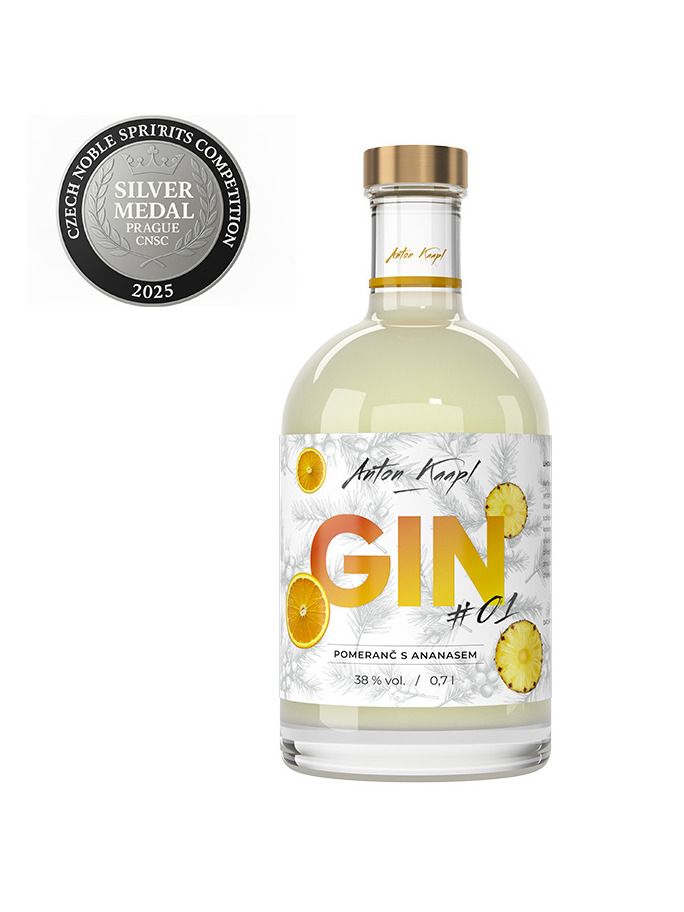Anton Kaapl GIN #1 Orange mit Ananas 38% 0,7 l