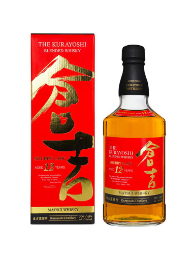 Kurayoshi Sherry Cask 12Y Japanese Blended Whisky 0,7l 43%