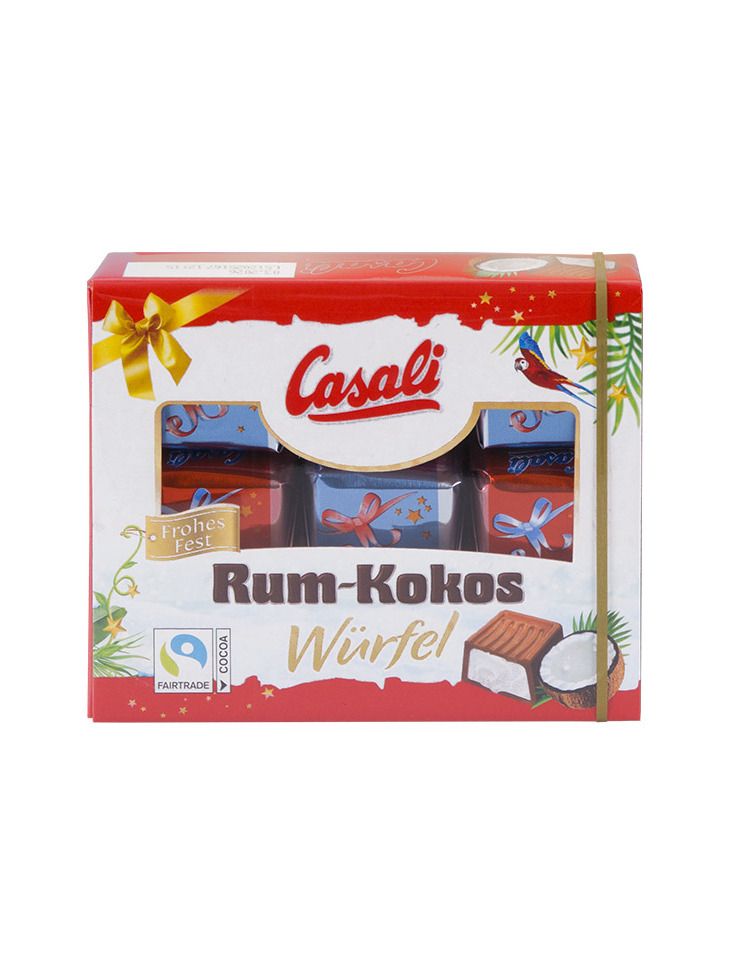 CASALI Winterwürfel Rum Kokos Creme 115 g