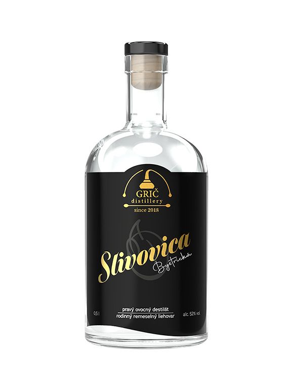 GRIČ Sliwowitz 0,5 l 52%