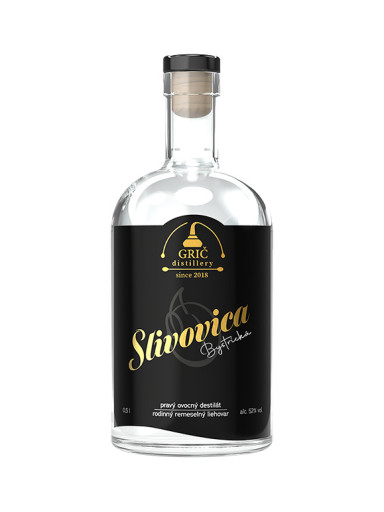 GRIČ Sliwowitz 0,5 l 52%