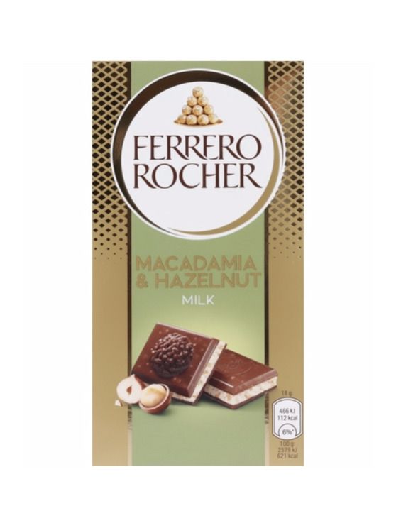 Ferrero Rocher Tablet Macadamia 90 g
