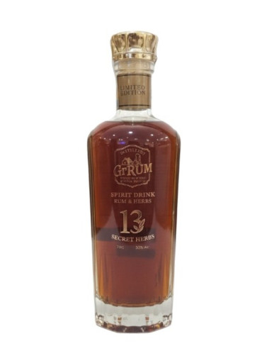 GrRUM Rum & 13 Secret Herbs 38% 0,7 l