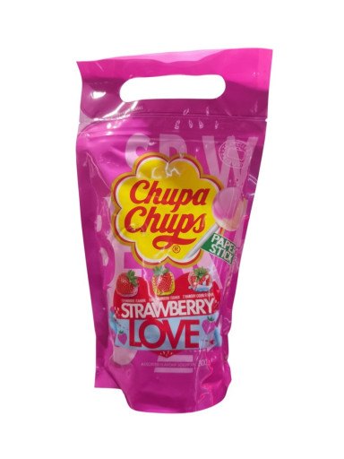 Chupa Chups lollipops Strawberry Love 300g