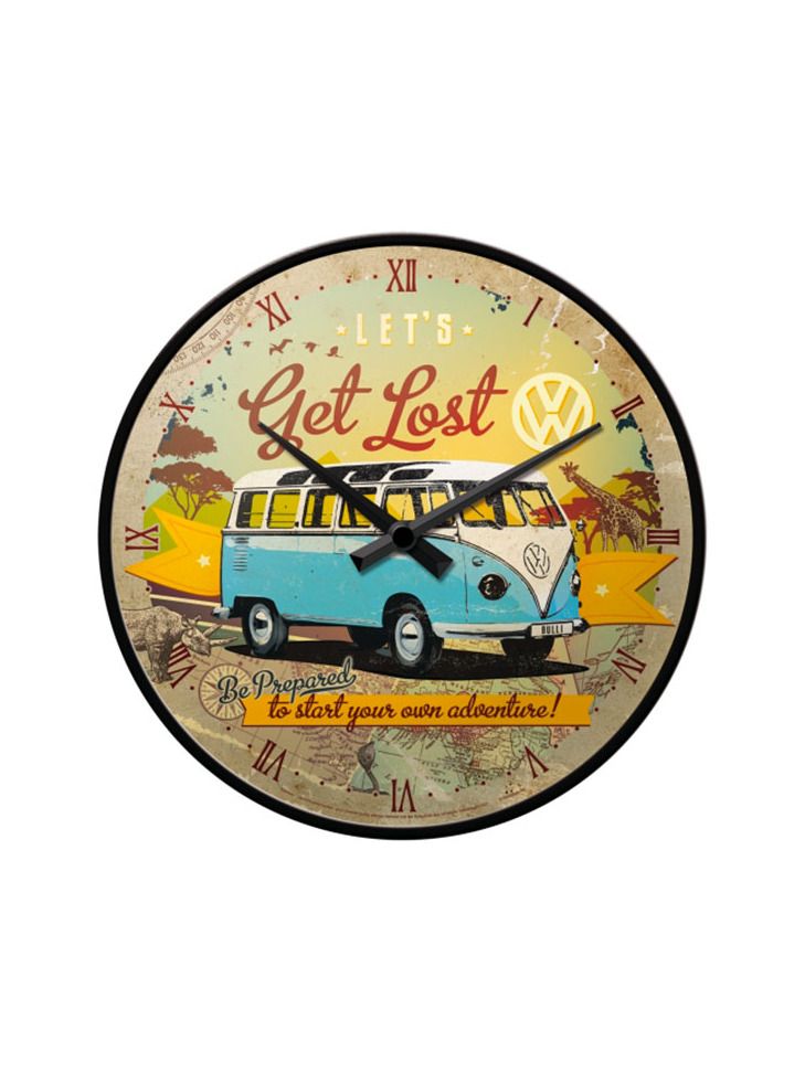 Wanduhr VW Let's Get Lost