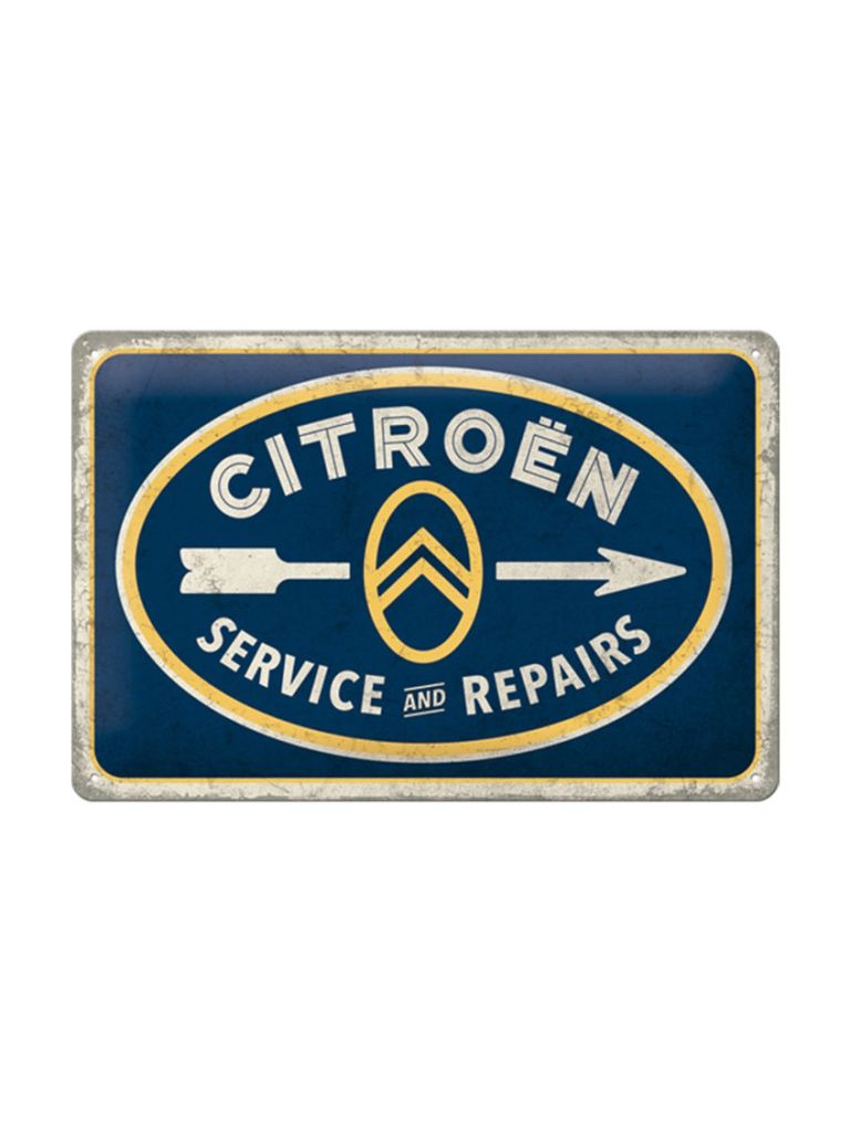 Blechschild 20x30 Citroën (Service & Repairs) 