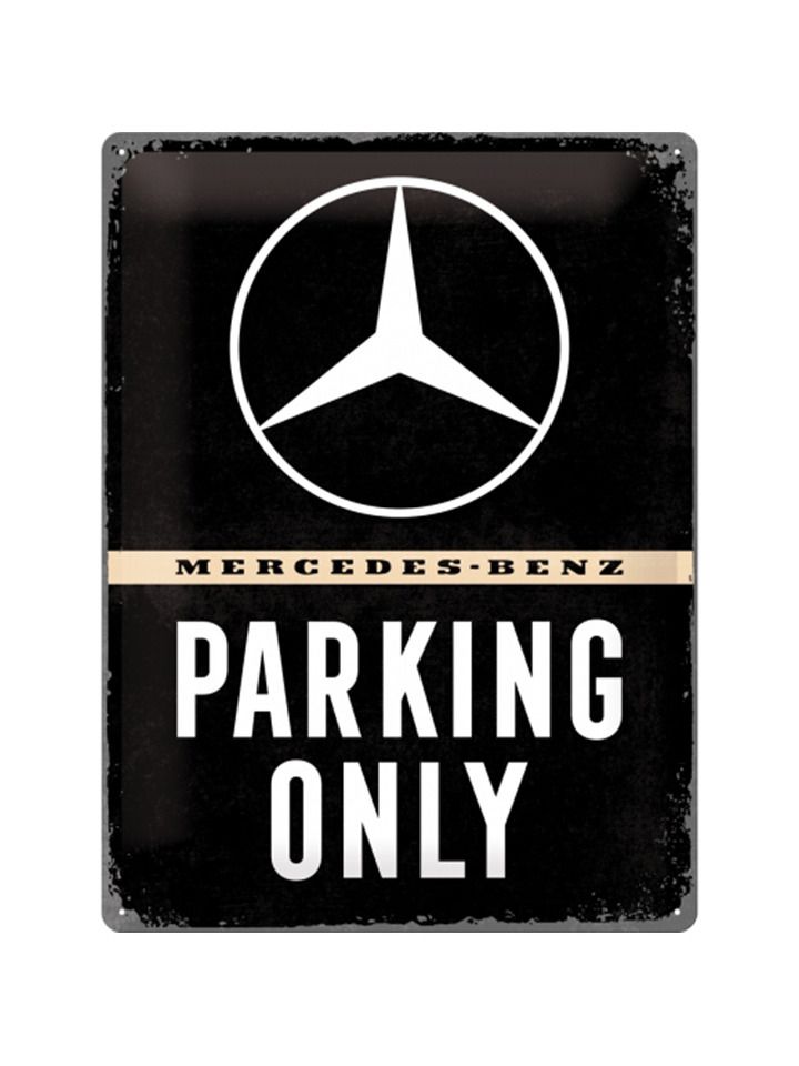 Blechschild 30x40 Mercedes-Benz Parking Only