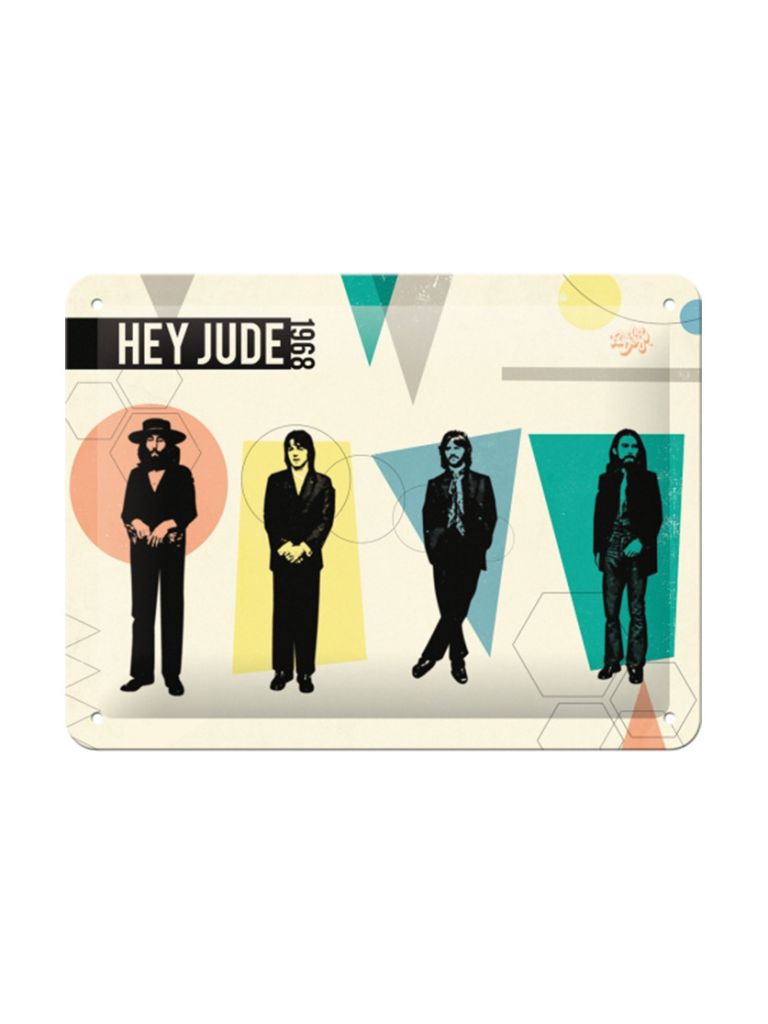 Blechschild 15x20 cm The Beatles (Hey Jude) 
