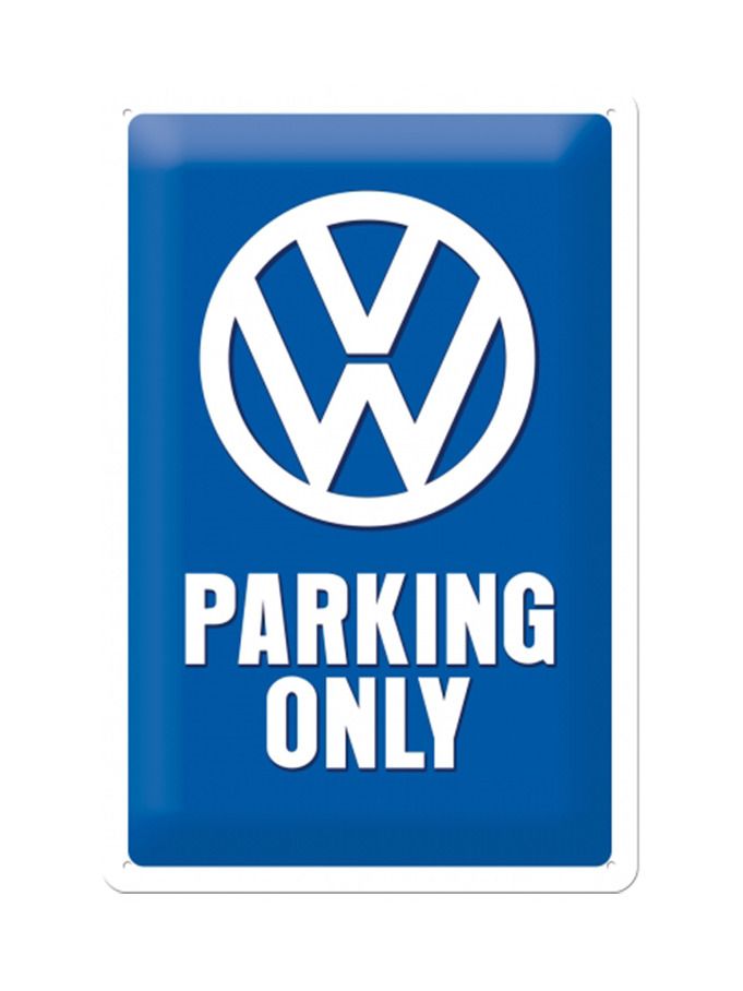 Blechschild 20x30 VW Parking Only