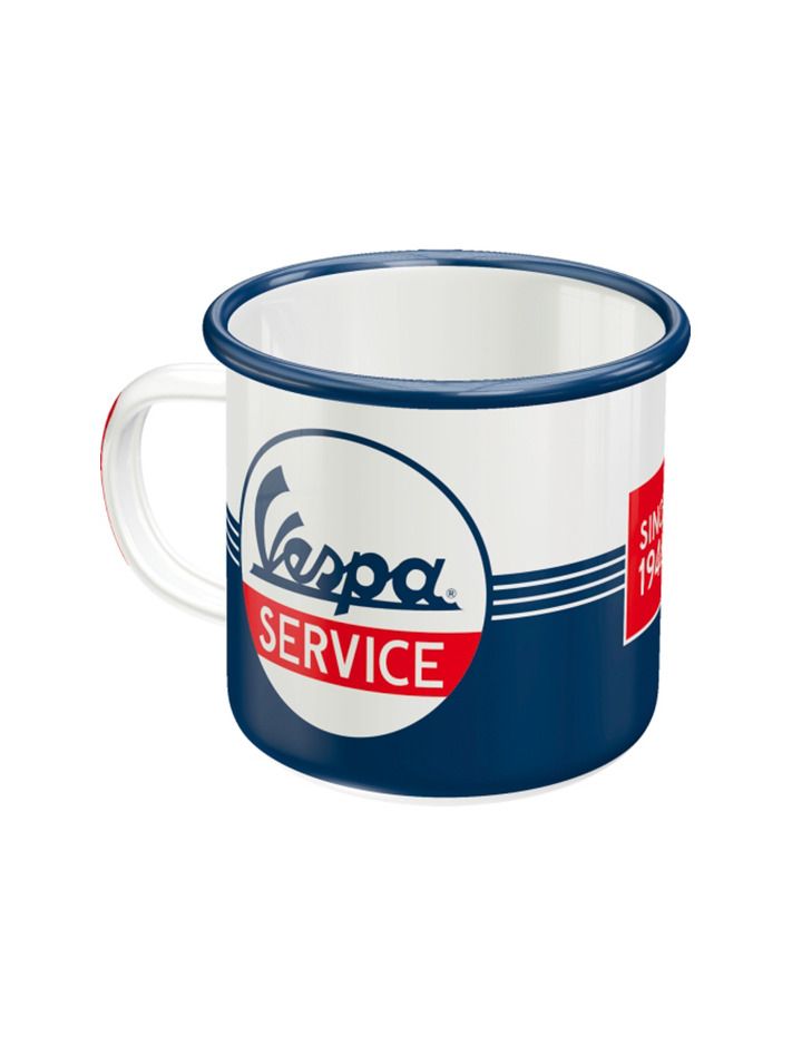 Metall Tasse Vespa Service
