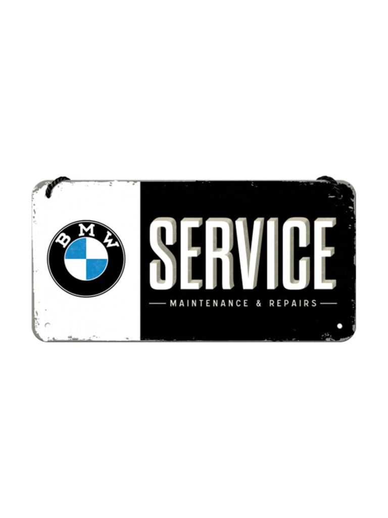 Hängeschild 10x20cm BMW Service