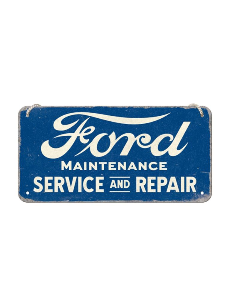 Hängeschild 10x20cm Ford Service & Repair