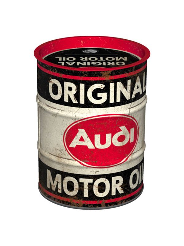 Spardose 10x13cm Audi Original Motor Oil
