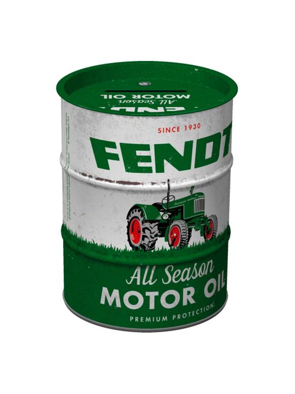 Spardose 10x13cm Fendt All Season Motor Oil