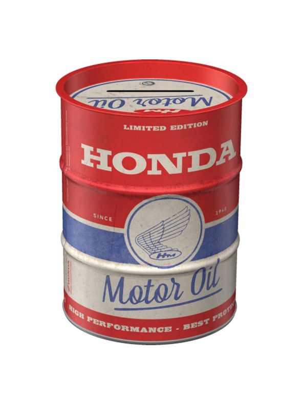 Spardose 10x13cm Honda Motor Oil