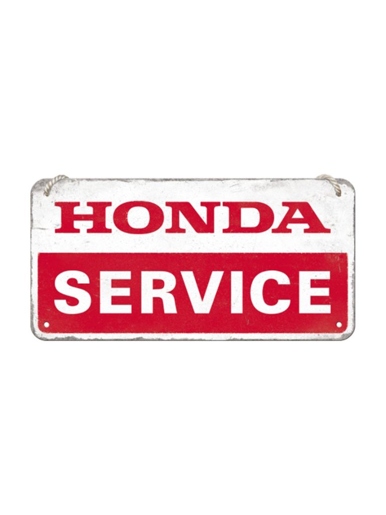 Hängeschild 10x20cm Honda Service 