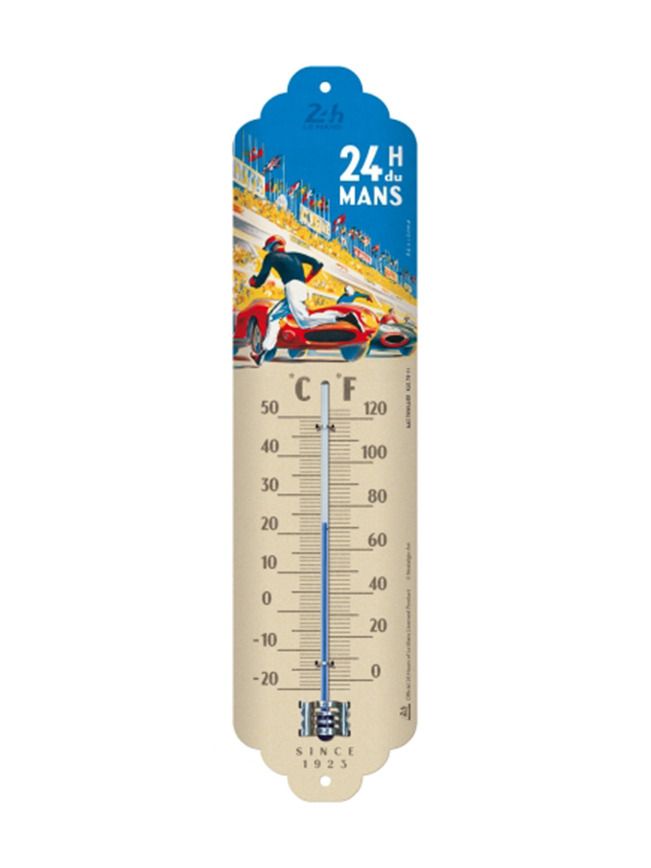 Thermometer 24h Le Mans - Racing Poster Blue