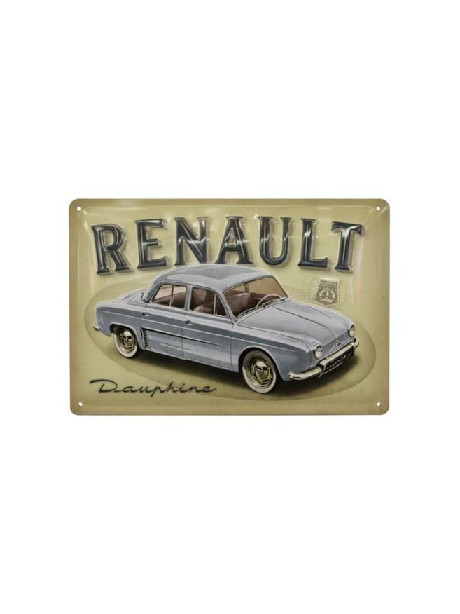 Blechschild 20x30 Renault Dauphine