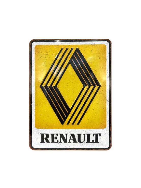Blechschild 15x20 Renault Logo 1972
