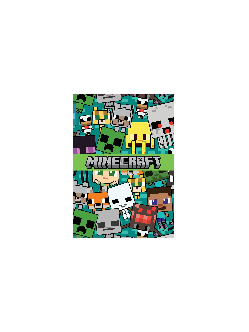 Minecraft-Notizblock A6 liniert 10,5 x 15 cm