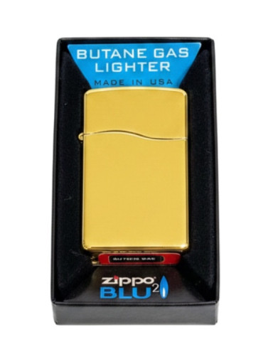 Zippo BLU 2 Hi pol Brass