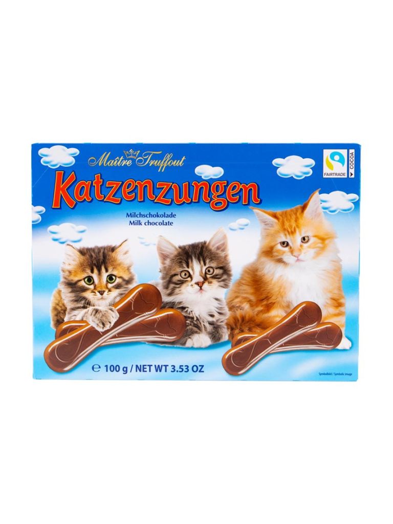 Maître Truffout Katzenzunzen Vollmilchschoko 100 g