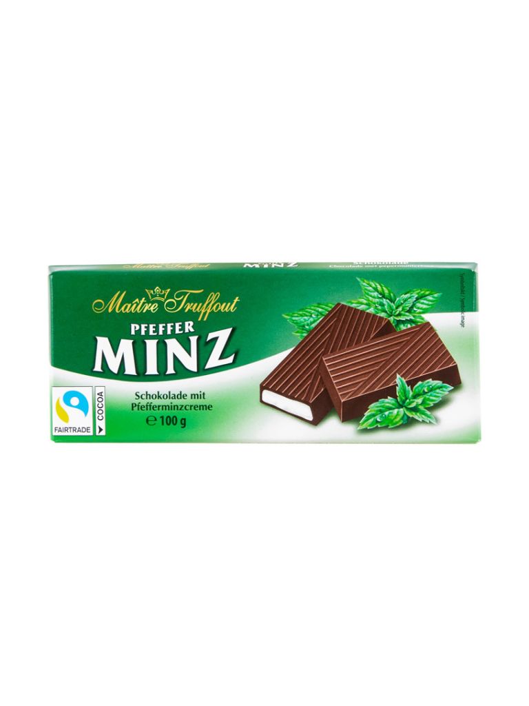Maître Truffout Cremeschokolade Pfefferminz 100 g