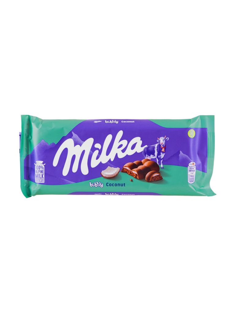 Milka Bubbly Coconut 97 g