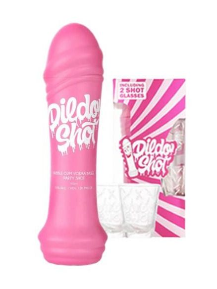 Dildo Shot Vodka 0,7l 10% +2Glas