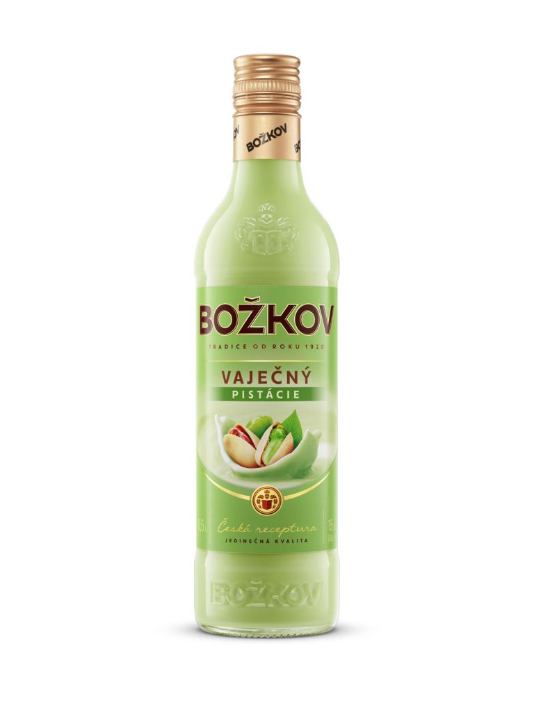 Božkov Eierlikör Pistazie 0,5 l 15 %