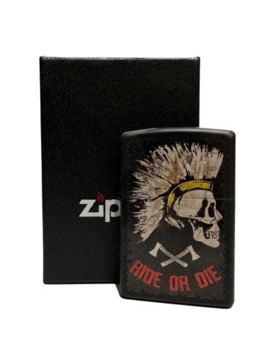 Zippo schwarz color "Punk Skull" 60003808