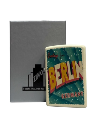 Zippo creme color "Greetings from Berlin" 60000042