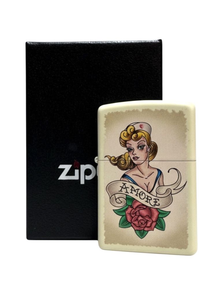 Zippo creme color "Pin Up Nautical Amore" 60000112