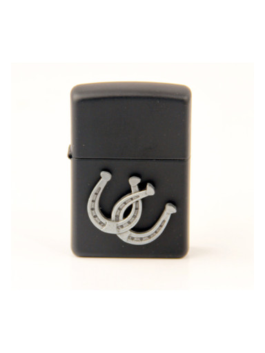 ZIPPO schwarz Emblem "Horseshoe/Hufeisen" 2006308